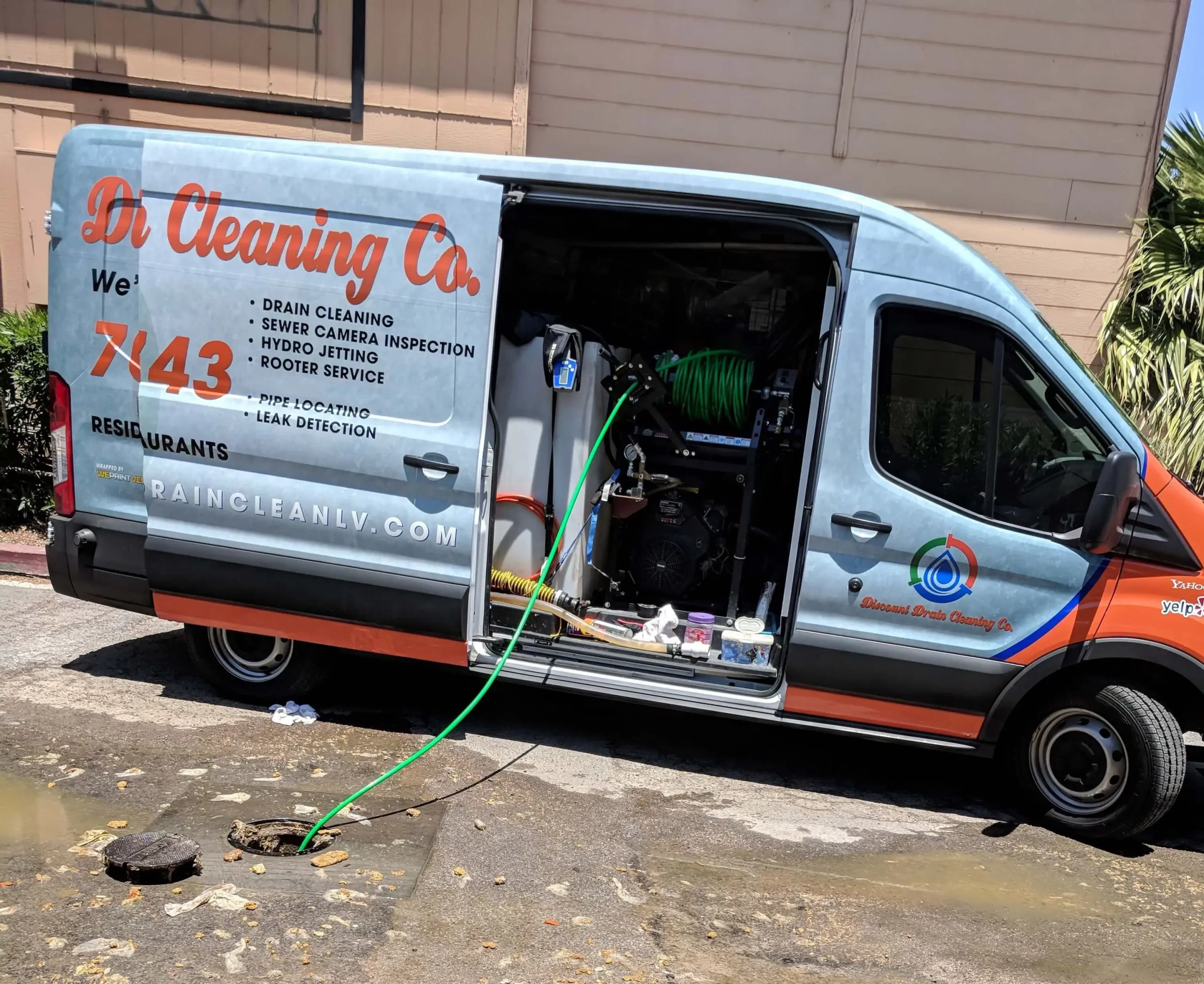 Commercial Hydro Jetting Van